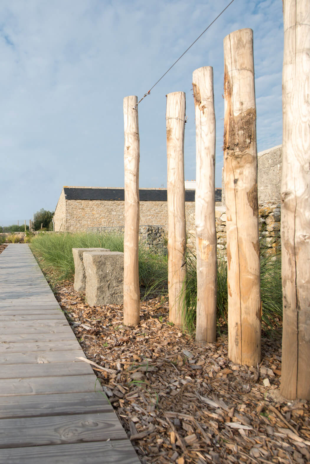 Jardin à Porspoder paysagiste dunes et rochers