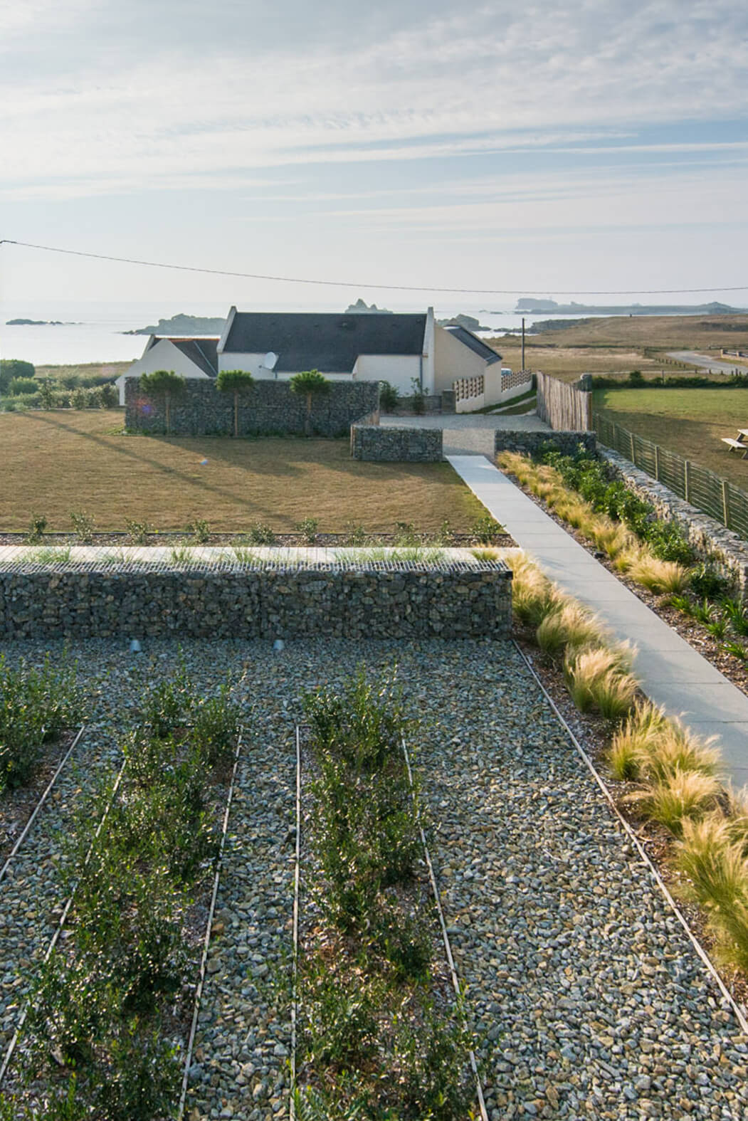 Jardin à Porspoder paysagiste dunes et rochers