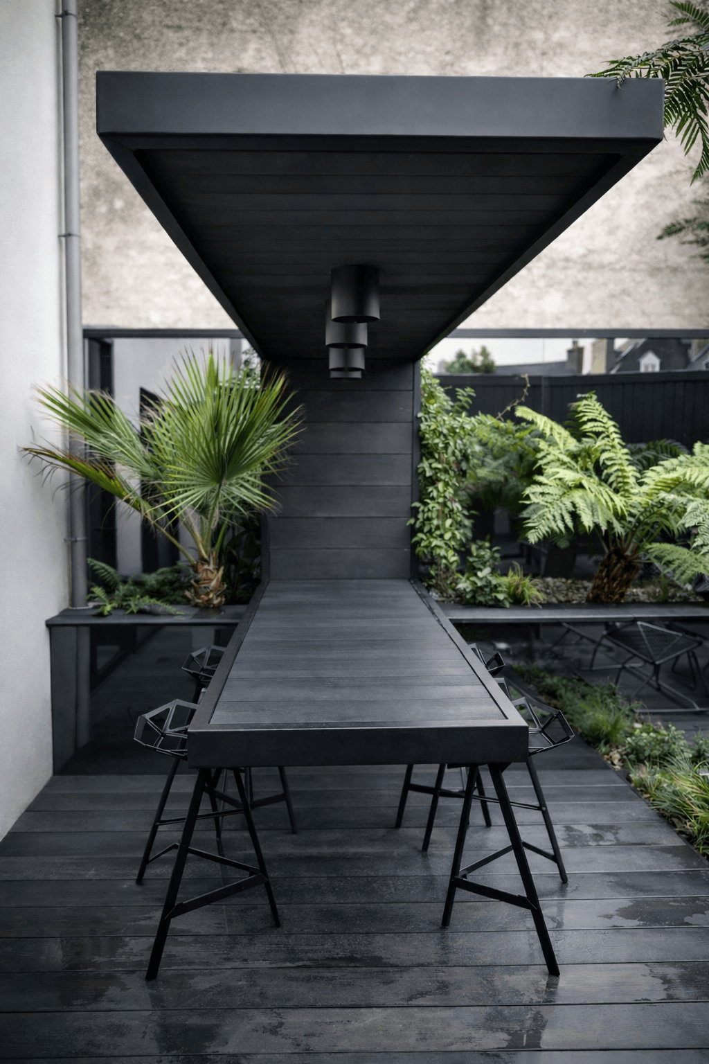 Architecte extérieur Brest Finistère Bretagne - Black Patio 4