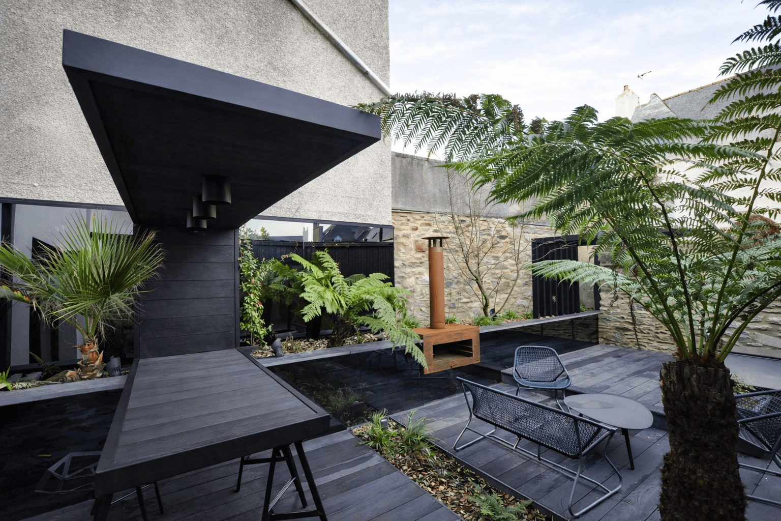 Architecte extérieur Brest Finistère Bretagne - Black Patio 3