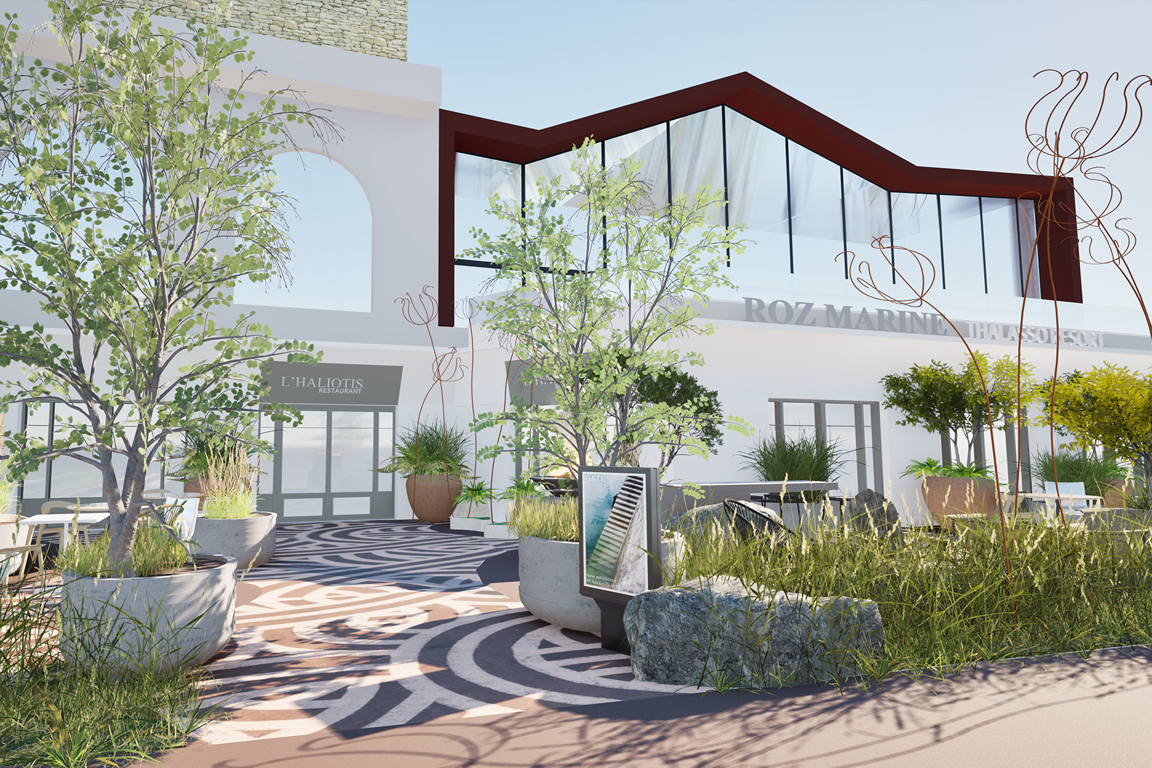 Architecte extérieur Brest Finistère Bretagne - Roz Marine_ Thalassothérapie 14